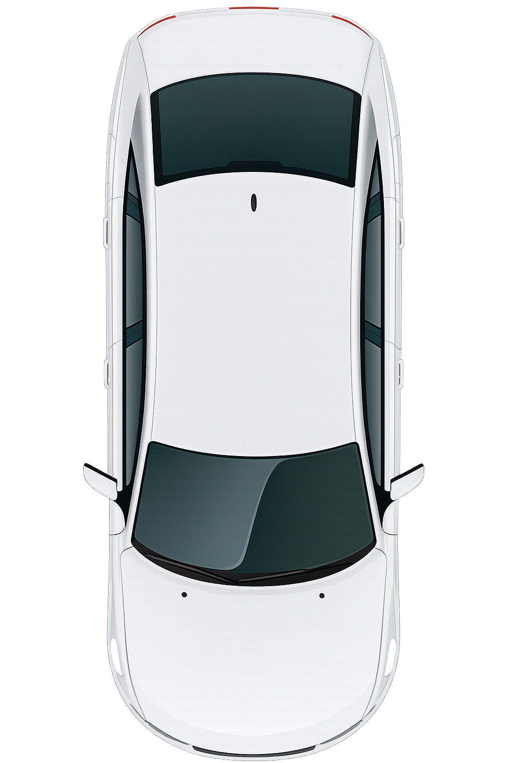 Top view car